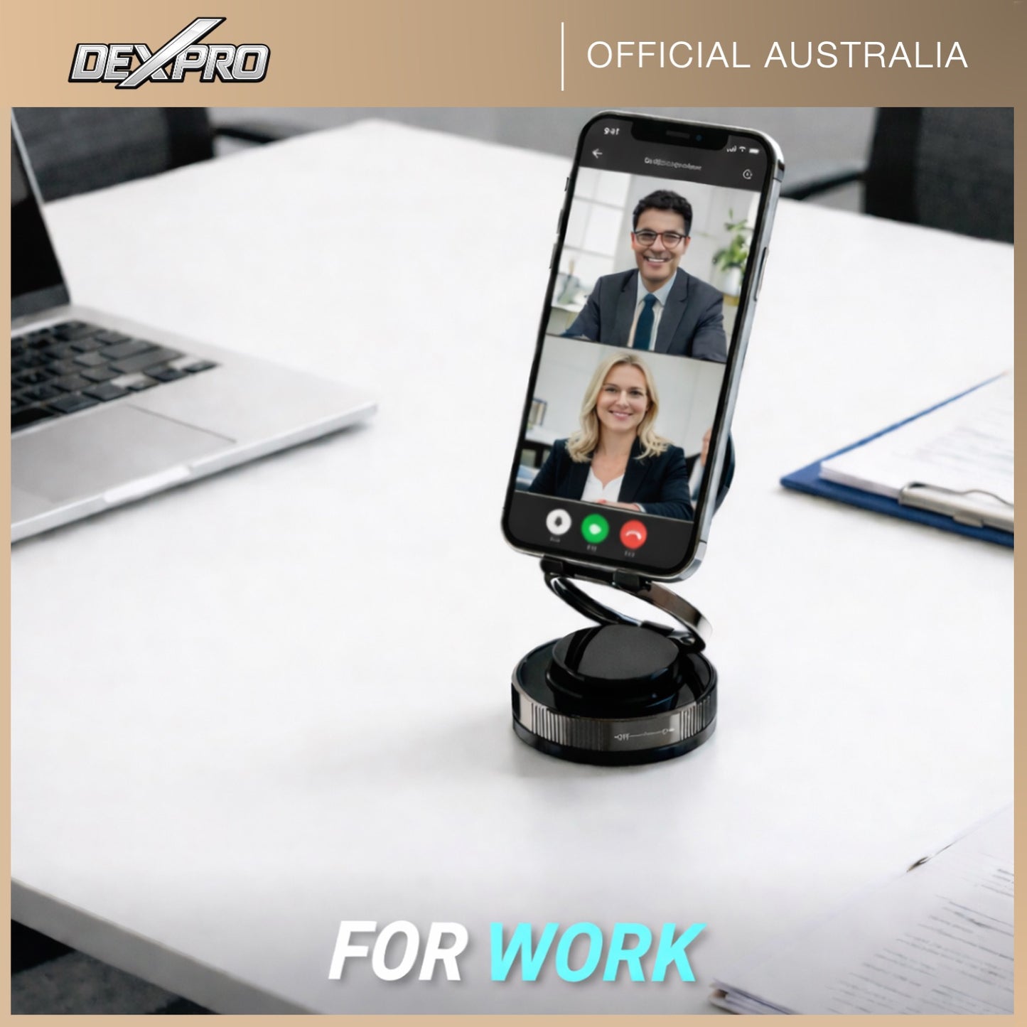 DEXPRO Flex Mount360 Magnetic Smartphone Mount Work Visual