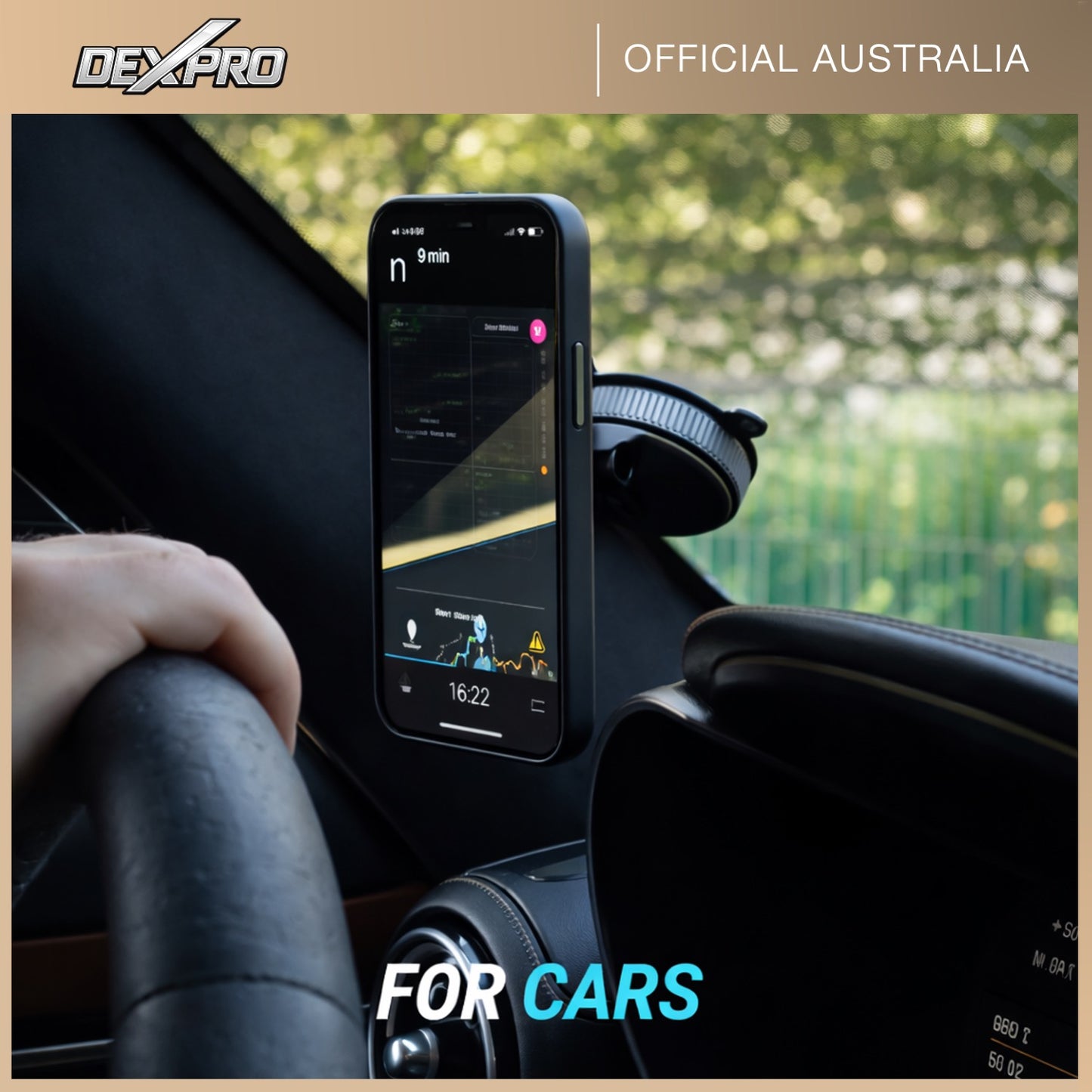 DEXPRO Flex Mount360 Magnetic Smartphone Mount Car Visual 2